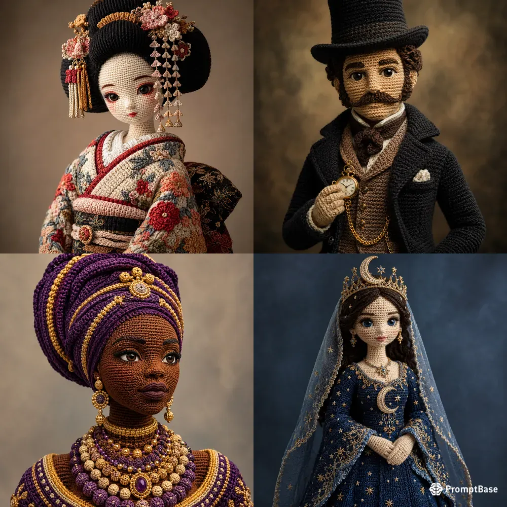 Crochet Heirloom Portraits