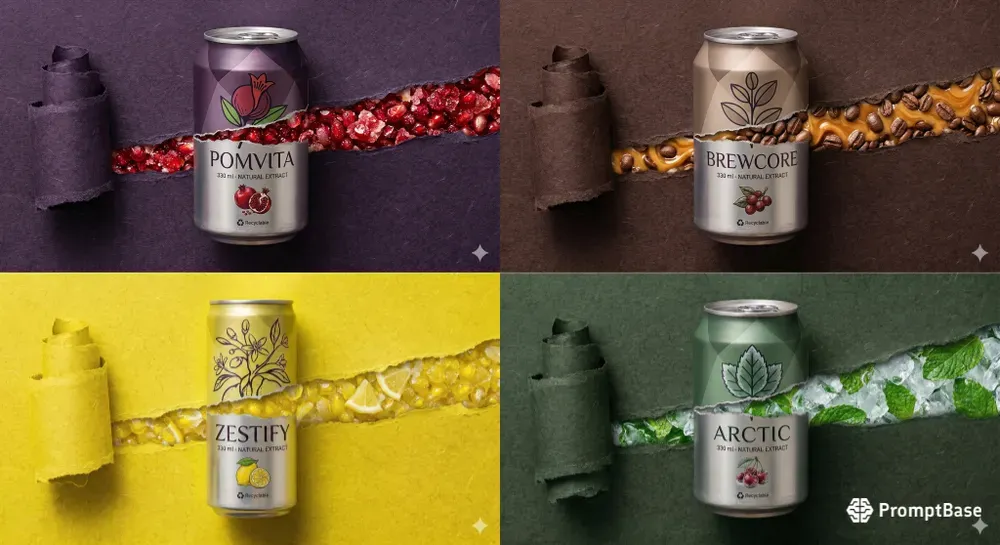 Cinematic Torn Paper Product Ads