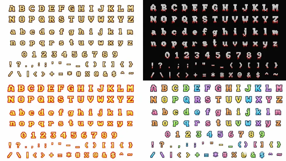 8bit Pixel Font Generator