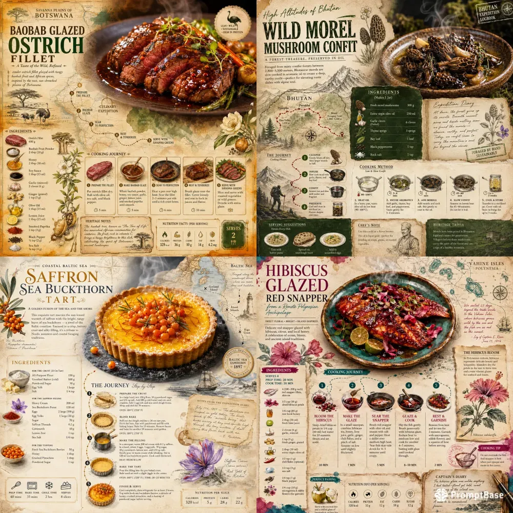 Professional Cookbook Layout Templates