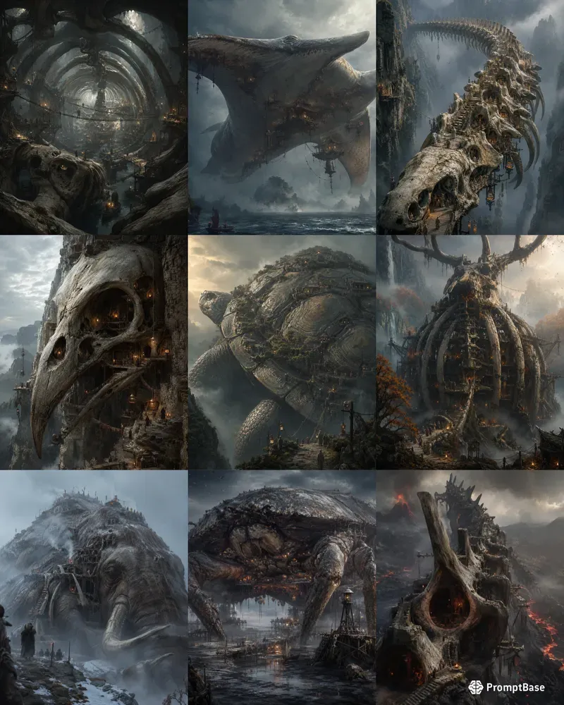 Inhabited Anatomy Worlds