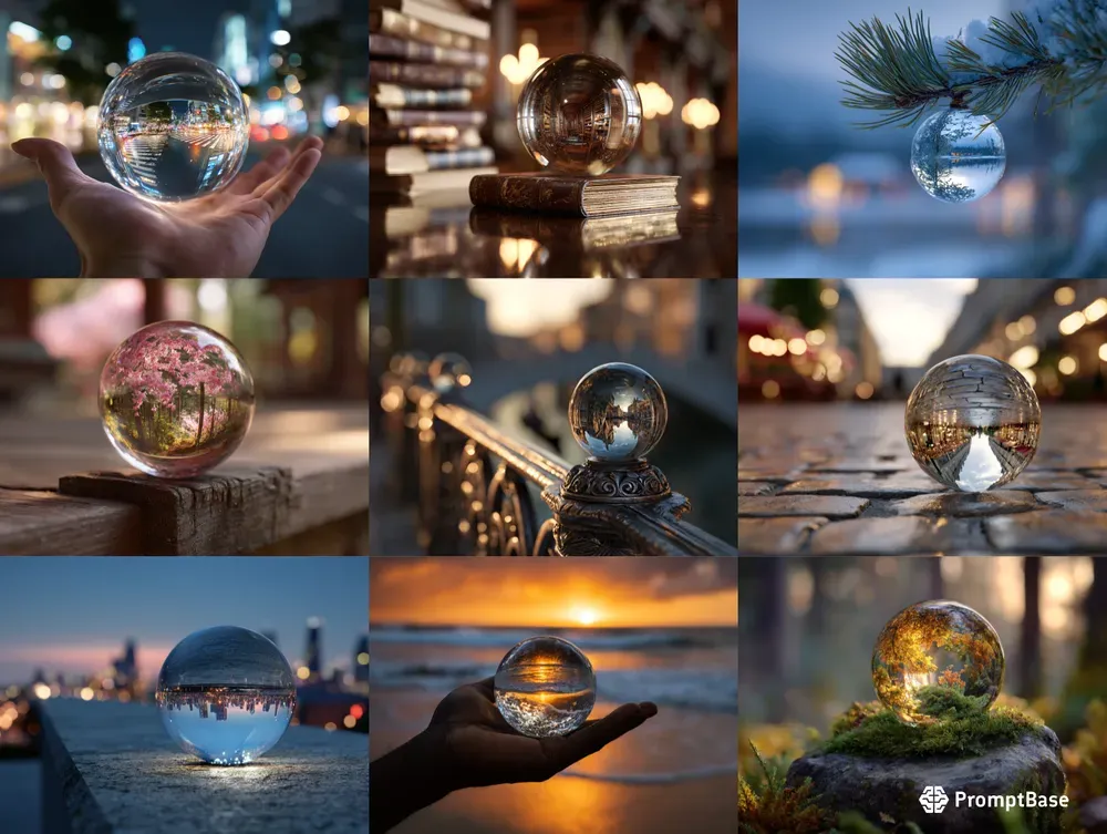 Glass Sphere Photography Generator