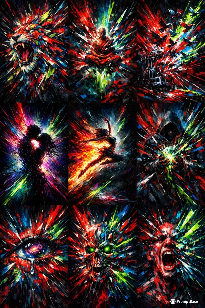 Prismatic Fractures The Emotional Chaos