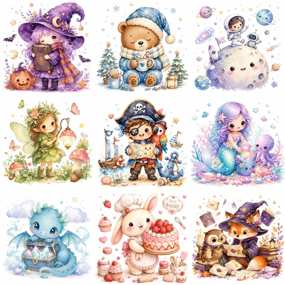 Kawaii Storybook Characters