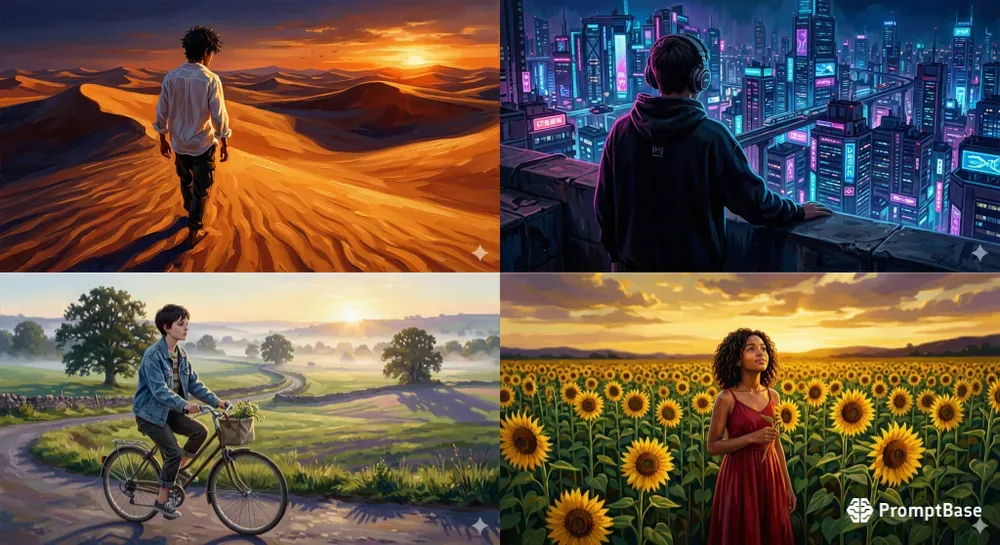 Cinematic Oil Painting Portraits