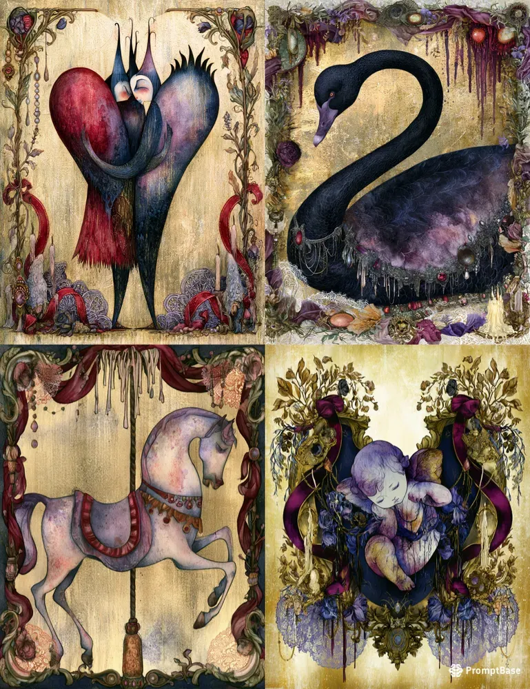 Gothic Romance Illustrations
