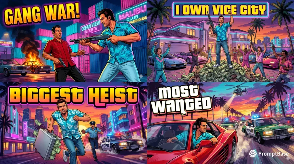 Gta Vice City Thumbnail Generator