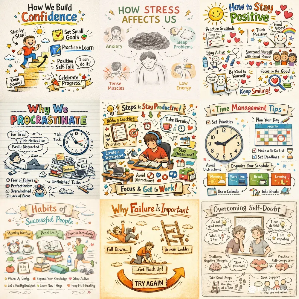 Handdrawn Doodle Infographic Generator