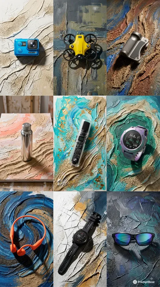 Mixedmedia Sand Ocean Layouts