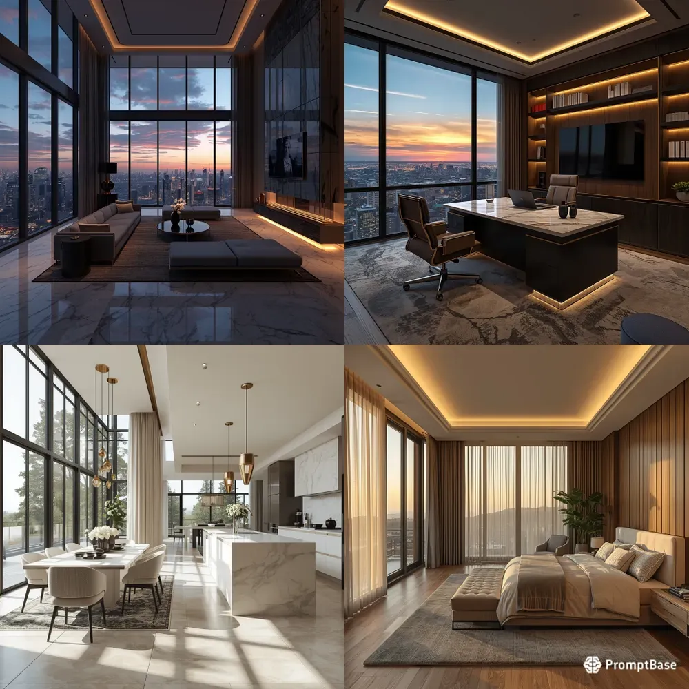 Photorealistic Luxury Interior Renderings