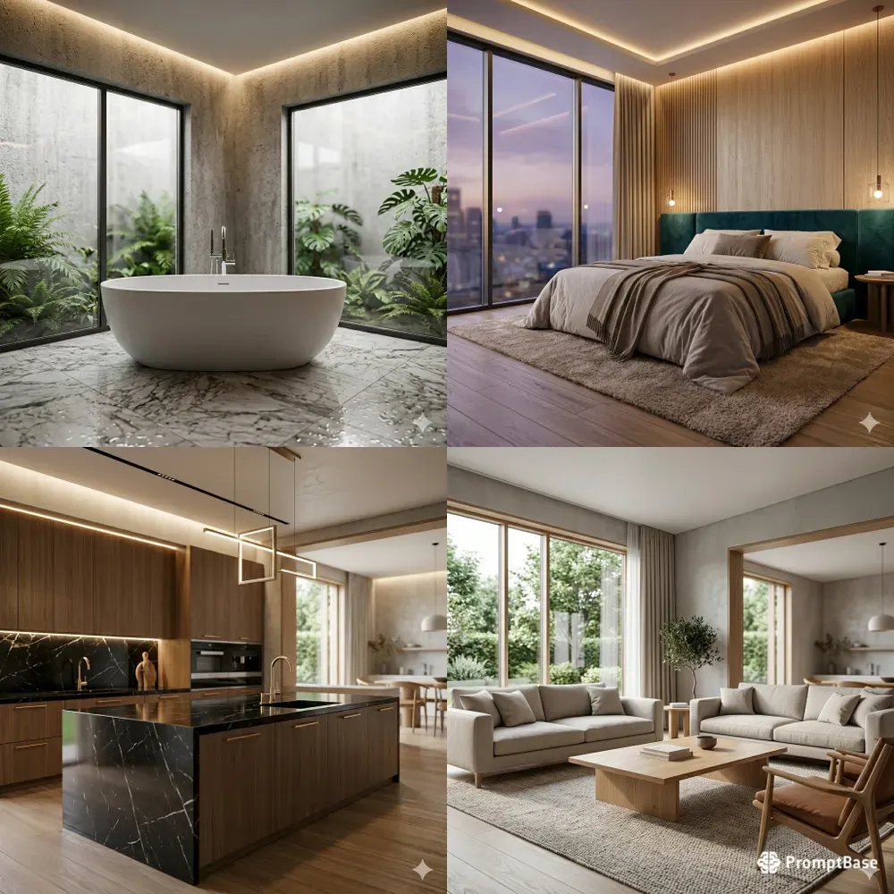 Ultrarealistic Modern Interior Designs