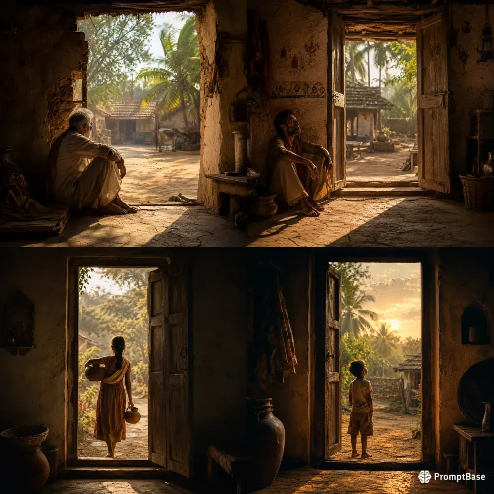 Rustic Doorway Cinematic Villages