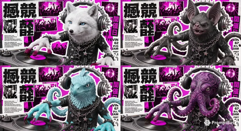 Grunge Dj Posters