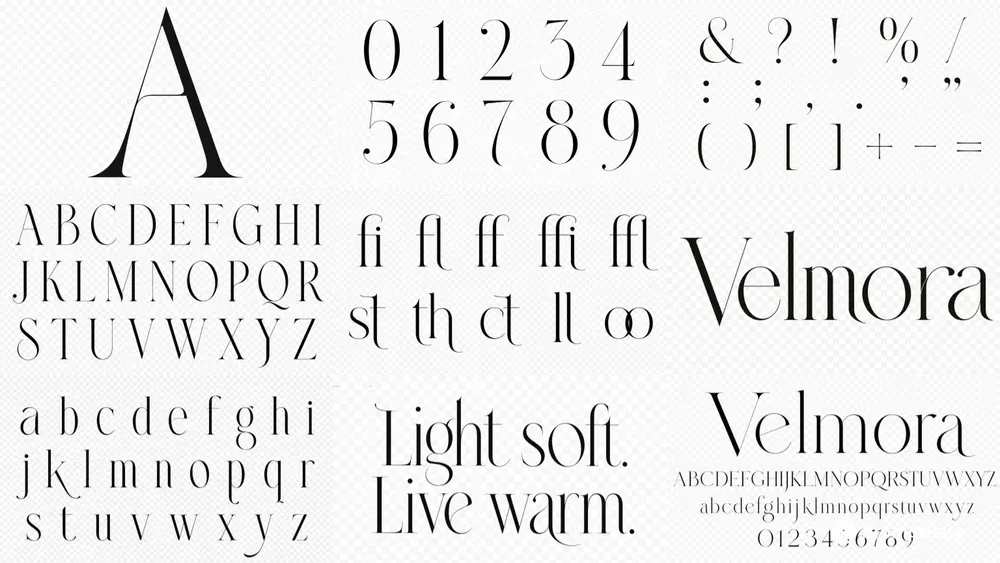 Luxury Typeface Concepts