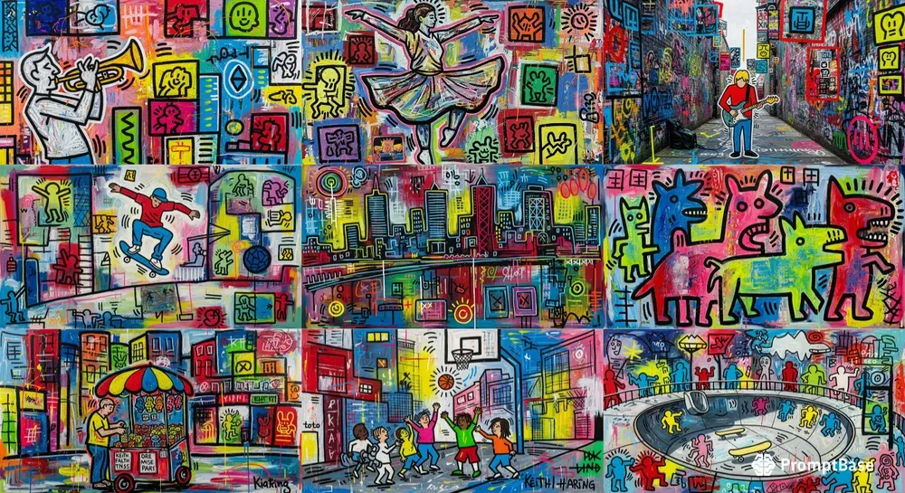 Urban Pop Art Scenes