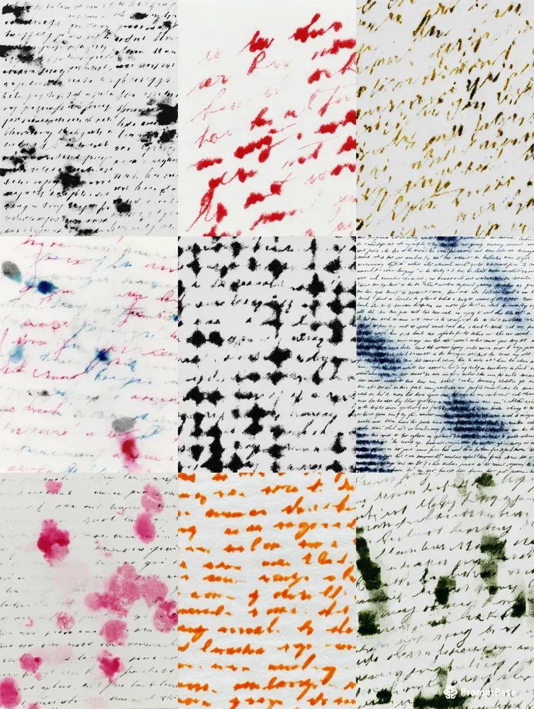 Ink Manuscript Textures