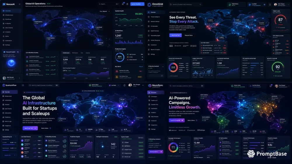 Global Network Saas Dashboards