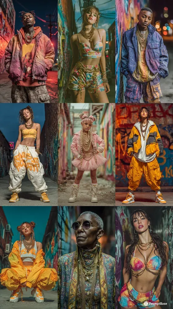 Bold Hip Hop Fashion Shots