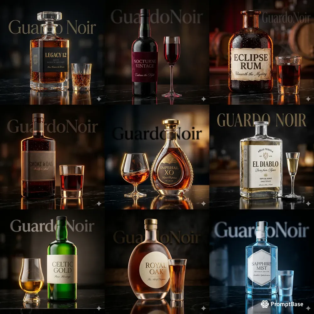 Luxury Guardonoir Spirits Templates