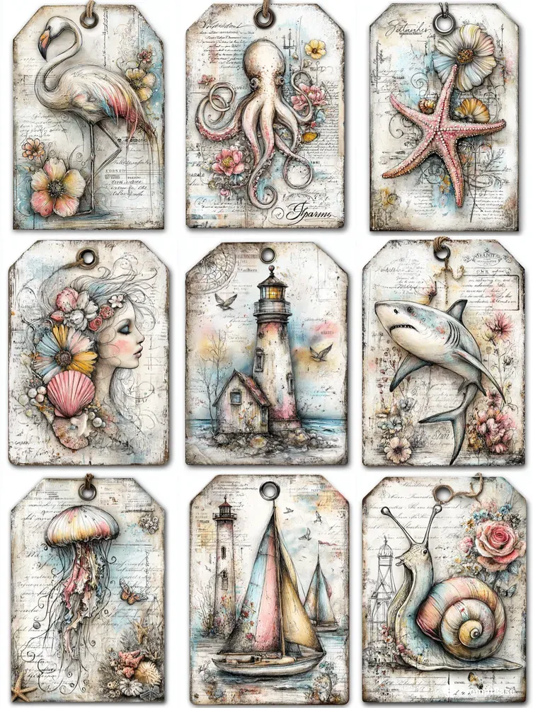 Seaside Product Tags