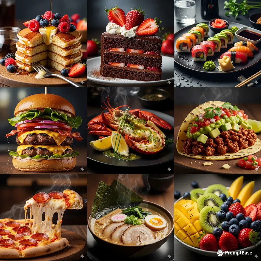 Hyperrealistic Food Photography
