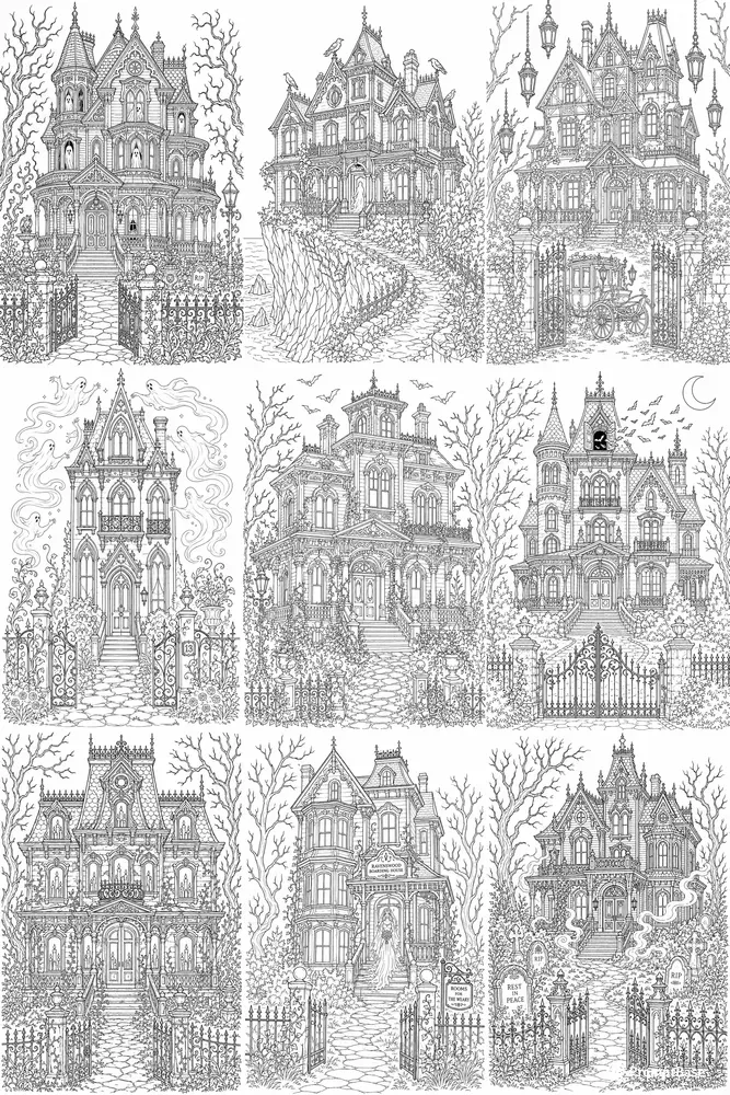 Victorian Haunted House Pages