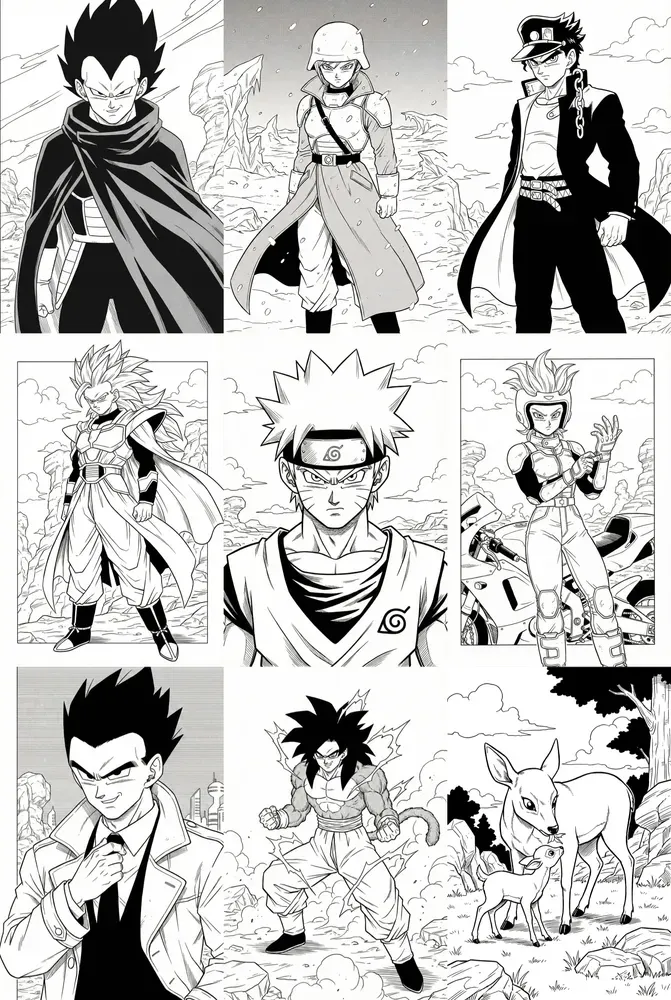 Akira Toriyama Style Dbz Manga Art