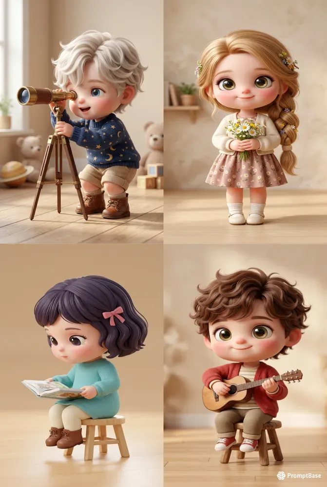 Ultracute 3D Chibi Character Collections