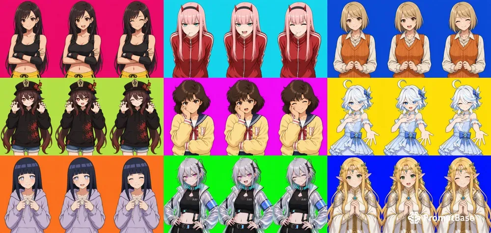 Visual Novel Character Generator
