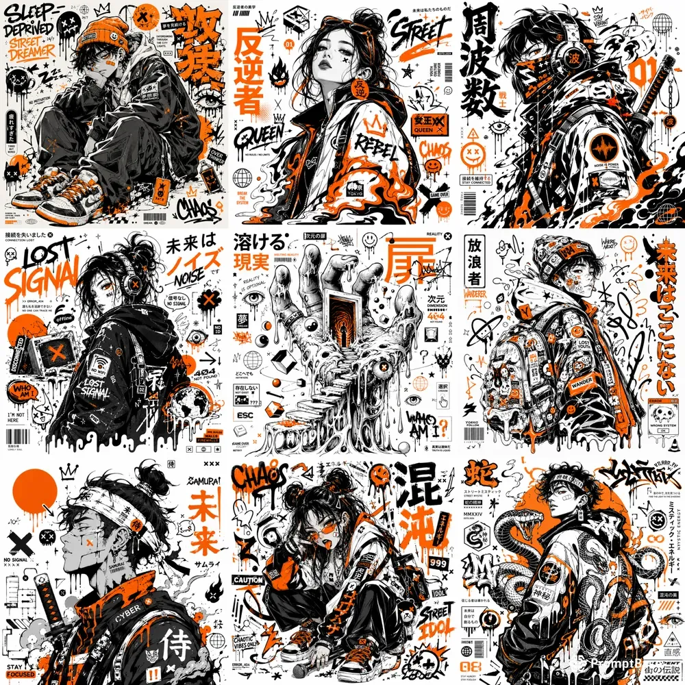 Neo Urban Graffiti Character Packs