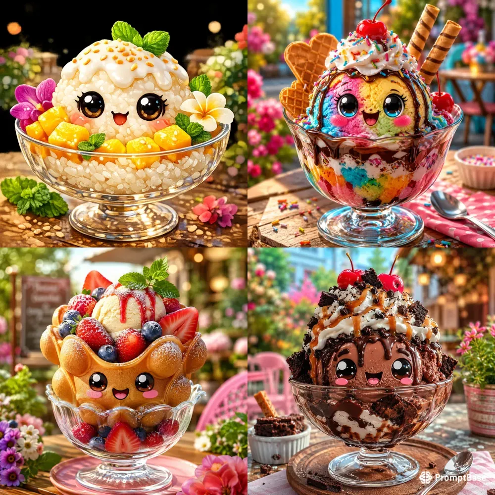 Cute Kawaii Food Character Generator