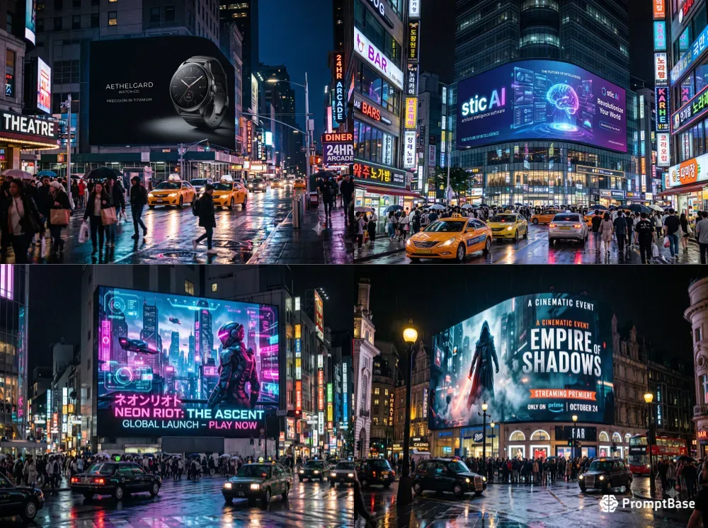 Luxury Digital Billboards City Center