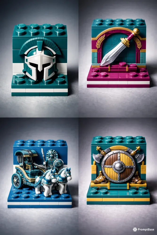 Lego Ancient Battle Objects Collections