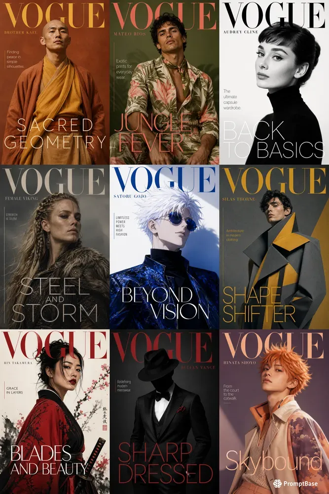 Vogue Magazine Cover Art