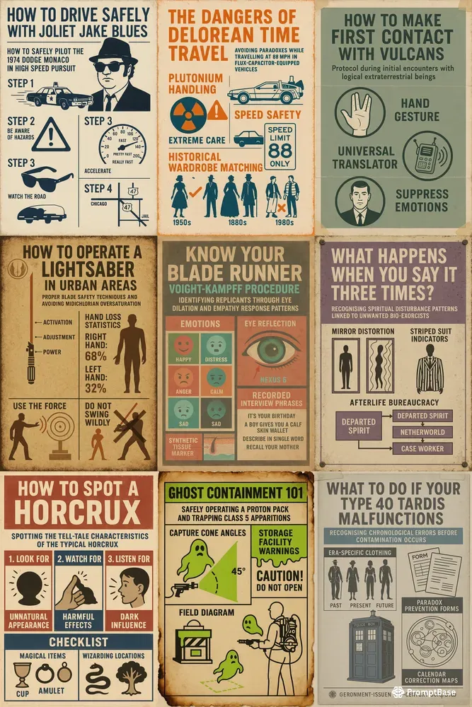 Public Service Poster Infographics