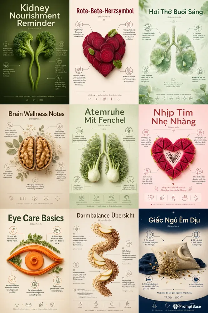 Natural Wellness Metaphor Posters