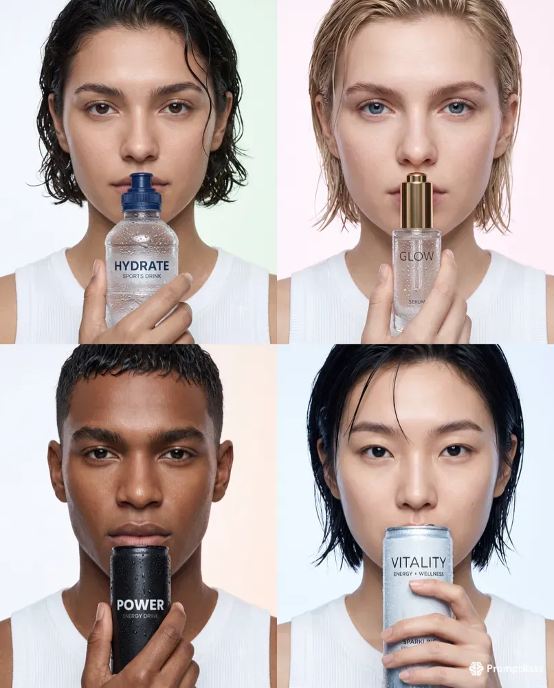 Premium Ads Product Model Portraits