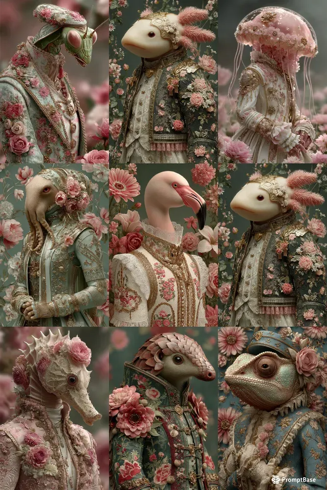 Surreal Animal Fashion Portraits