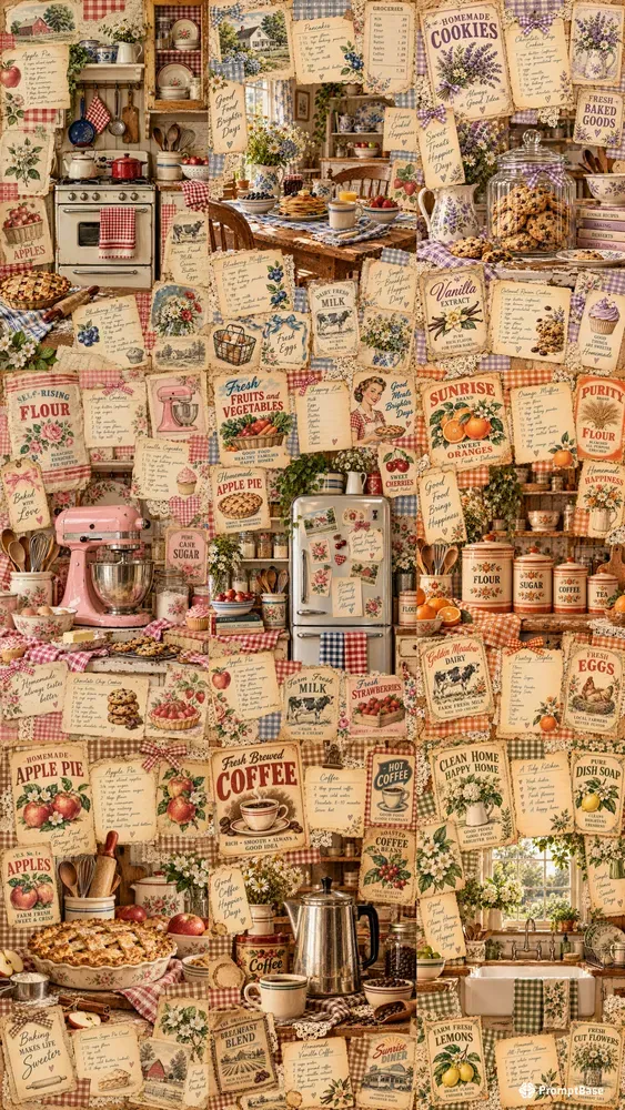 American Kitchen Preppy Junk Journals