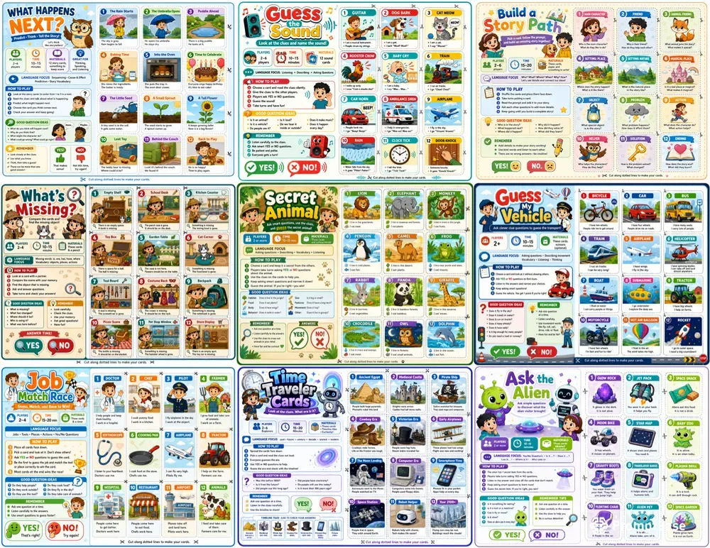Kids Printable Guessing Games