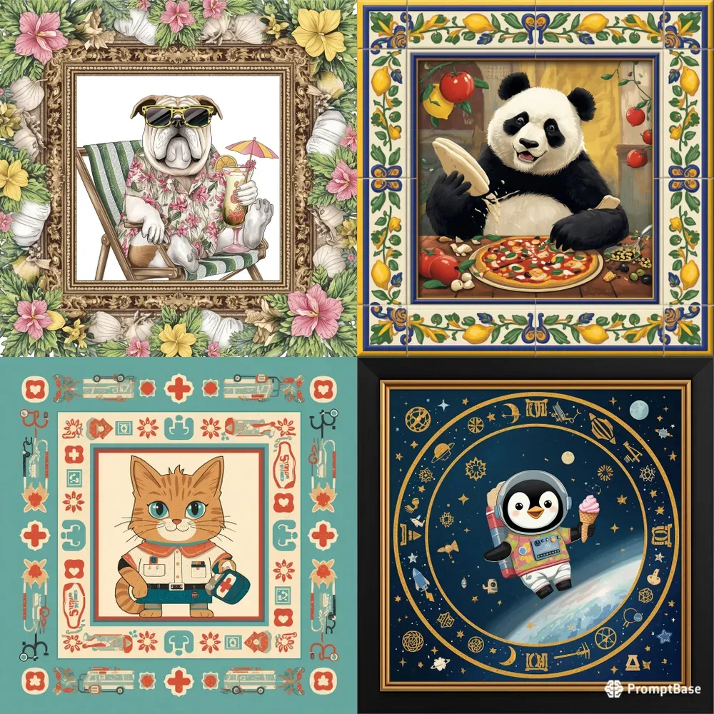 Luxury Funny Animal Portrait Generator