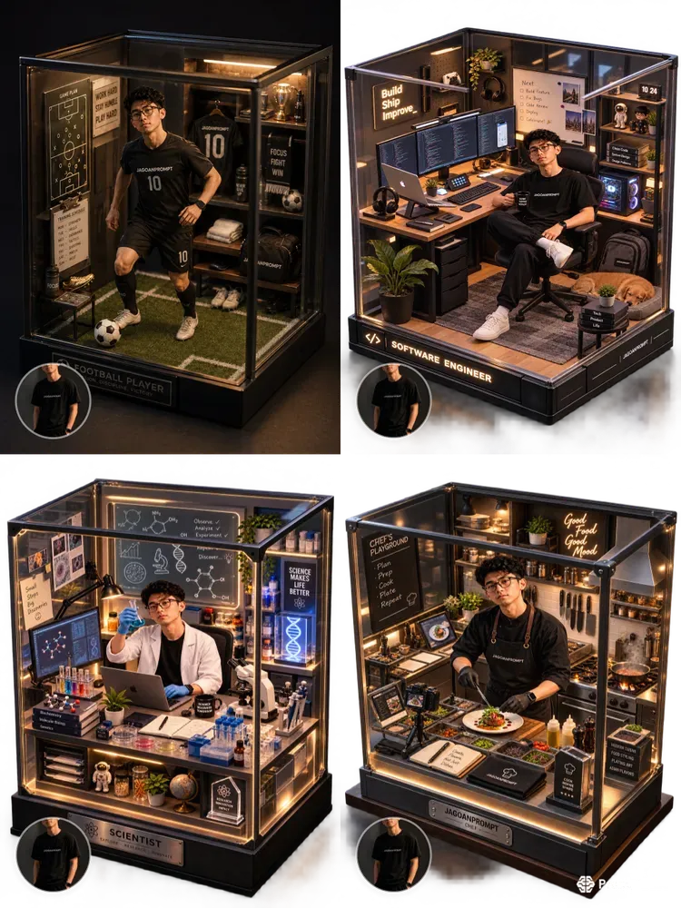 3D Miniature Occupation Dioramas