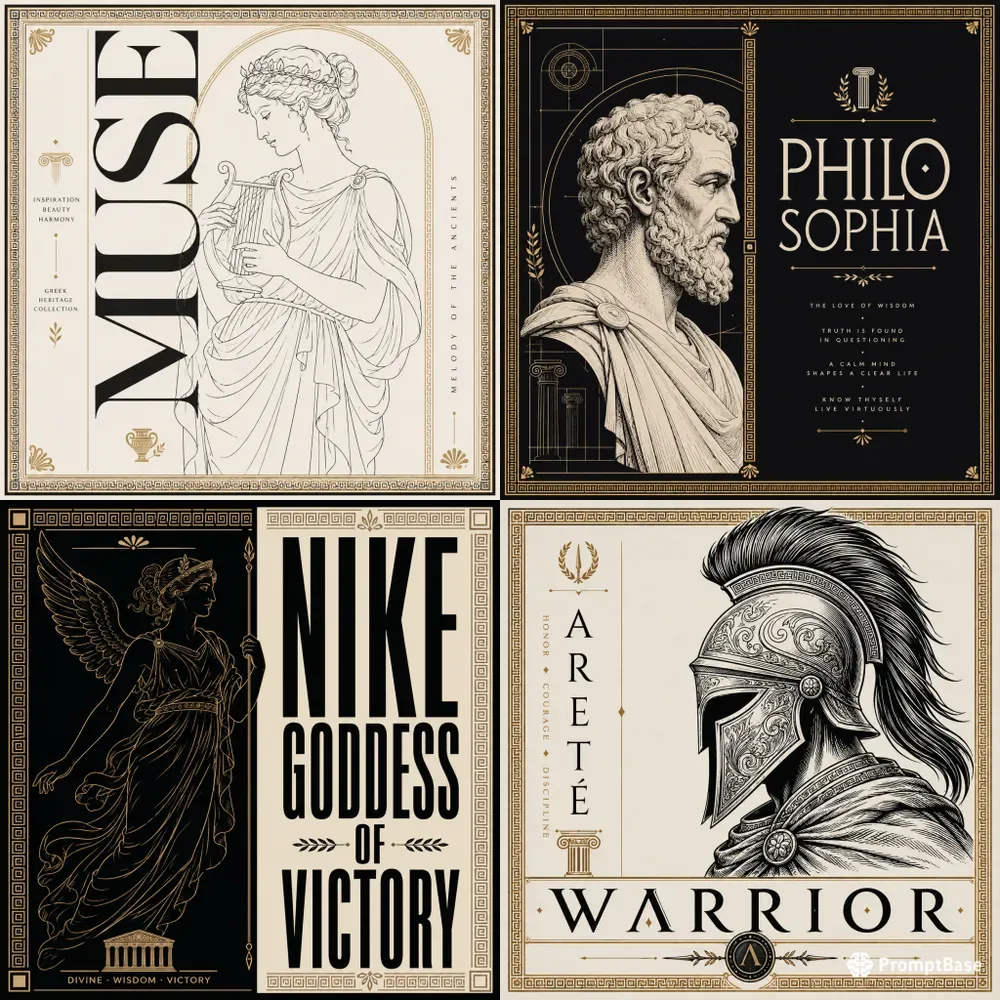 Greek Mythology Split Posters