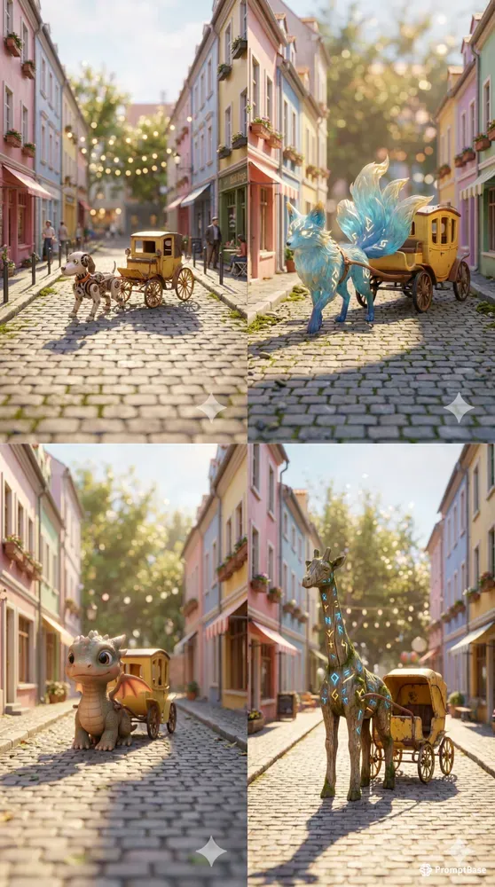 Miniature Fantasy Carriage Scenes