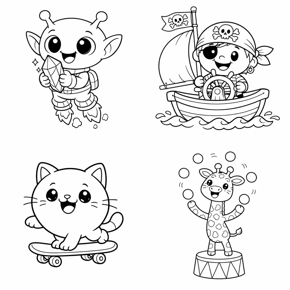 Kids Friendly Coloring Pages