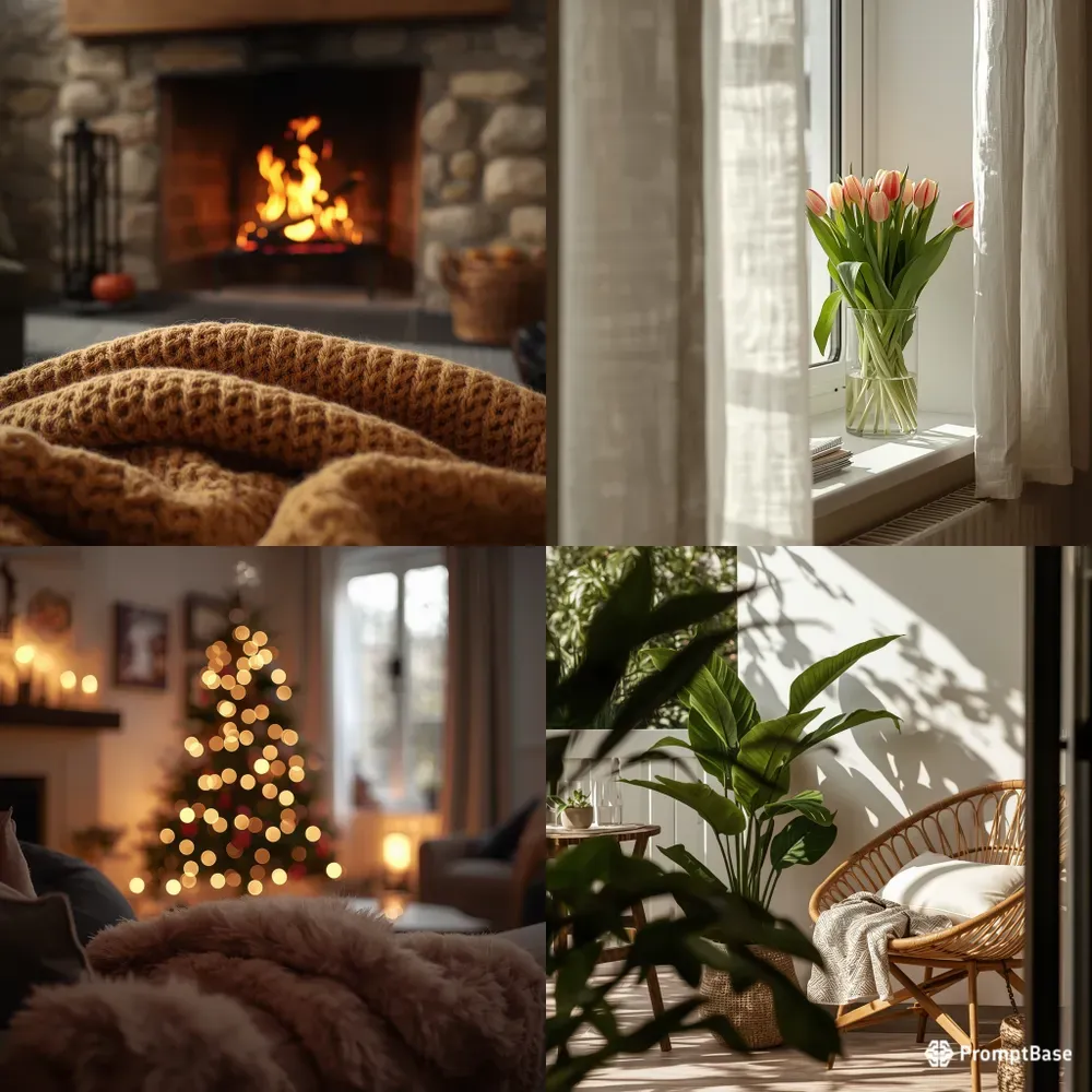 Cozy Seasonal Interior Photos