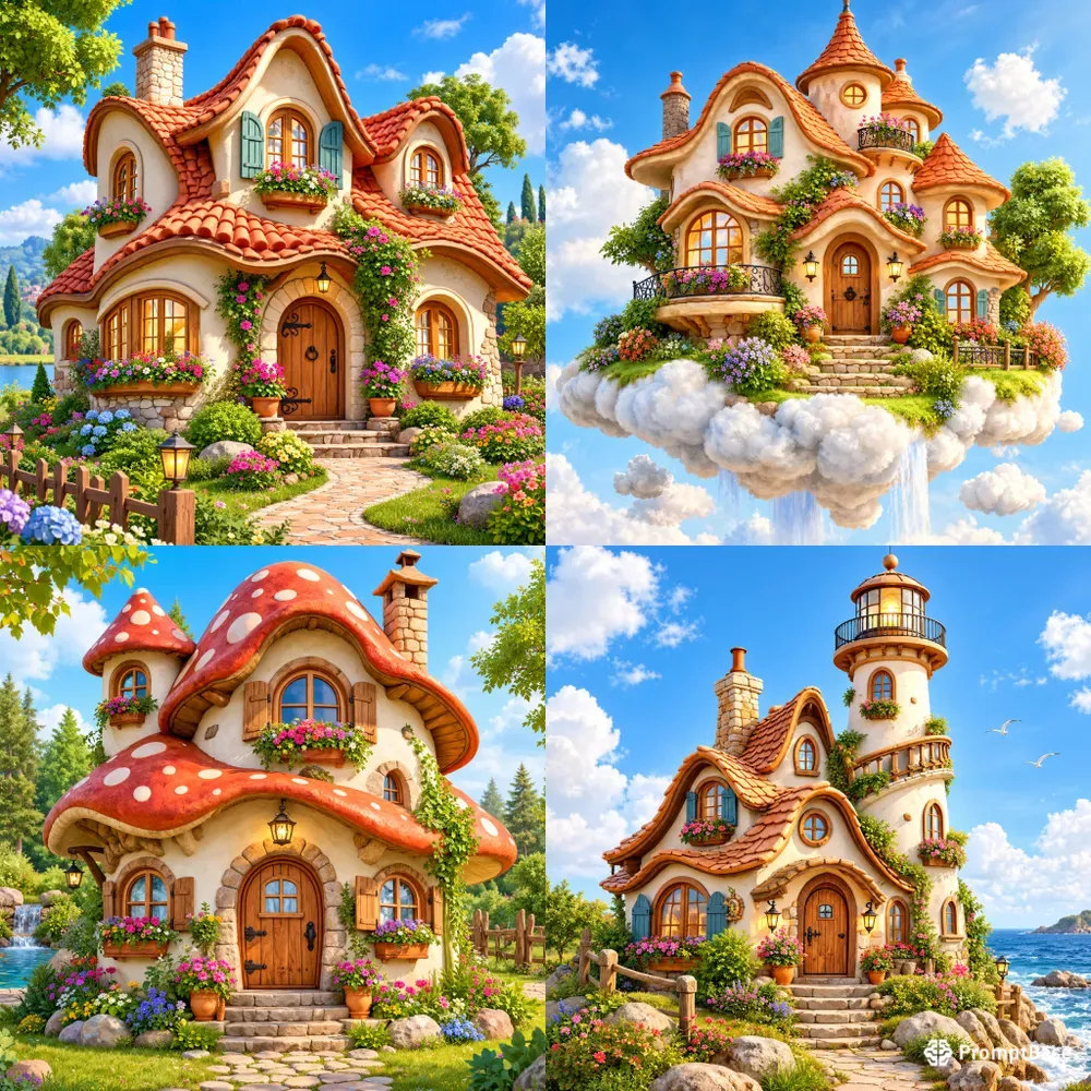 Whimsical Storybook Dream Houses