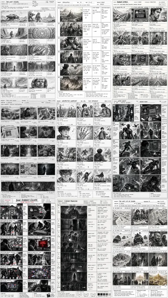 Cinematic Storyboard Generator
