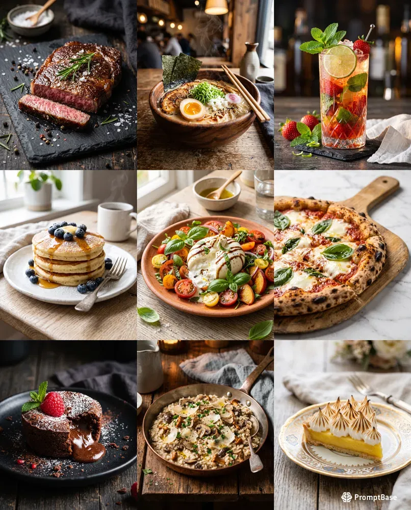 Highend Culinary Food Photography
