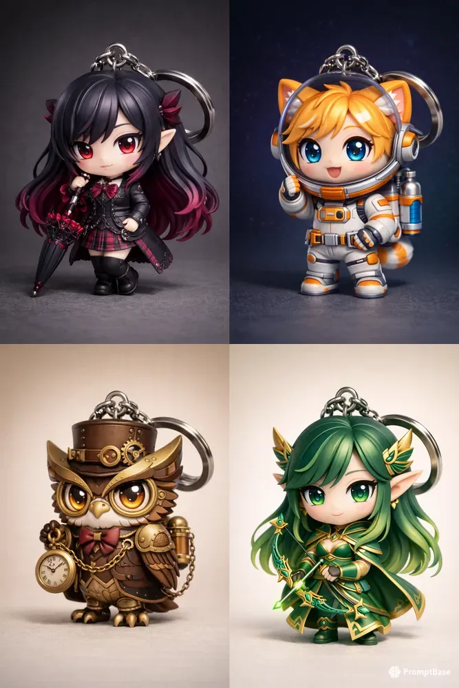 Anime Chibi Keychain Generator